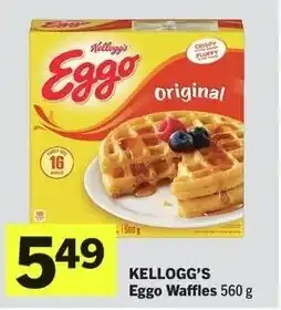 IGA Kellogg's eggo waffles offer