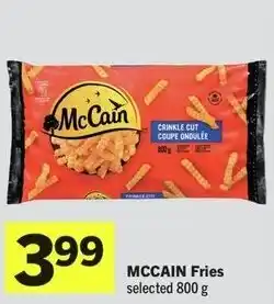 IGA Mccain fries offer