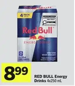 IGA Red bull energy drinks offer