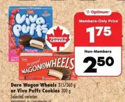 Real Canadian Superstore Dare Wagon Wheels or Viva Puffs Cookies offer