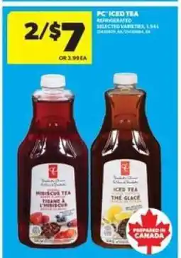 Real Canadian Superstore PC Iced Tea offer