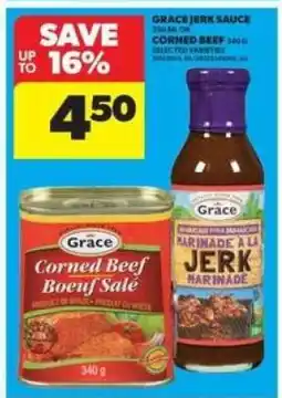 Real Canadian Superstore Grace Jerk Sauce & Corned Beef offer