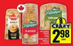 Food Basics Villaggio Bread & Dempster's Bagels offer