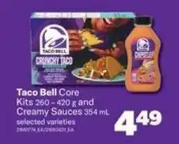 Real Canadian Superstore Taco Bell Core Kits and Creamy Sauces offer
