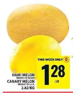 Food Basics Hami Melon / Canary Melon offer