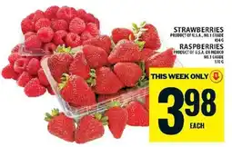 Food Basics Strawberries and Raspberries offer