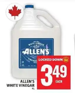 Food Basics ALLEN'S WHITE VINEGAR 4L offer