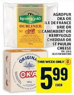 Food Basics Agropur, Ile de France, Kerrygold, St Paulin Cheese offer