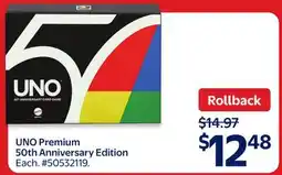Walmart UNO Premium 50th Anniversary Edition offer