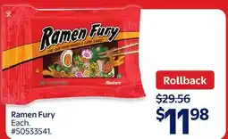 Walmart Ramen Fury offer