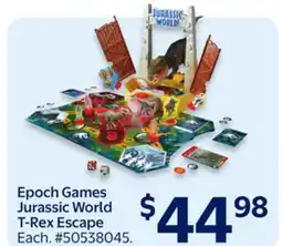 Walmart Epoch Games Jurassic World T-Rex Escape offer