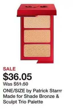 Sephora ONE/SIZE by Patrick Starrr Made for Shade Bronze & Sculpt Trio Palette offer