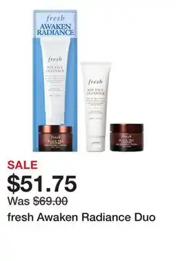 Sephora fresh Awaken Radiance Duo offer