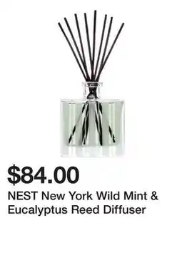 Sephora NEST New York Wild Mint & Eucalyptus Reed Diffuser offer