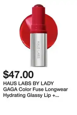 Sephora HAUS LABS BY LADY GAGA Color Fuse Longwear Hydrating Glassy Lip + Cheek Blush Balm Stick offer