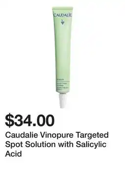 Sephora Caudalie Vinopure Targeted Spot Solution with Salicylic Acid offer