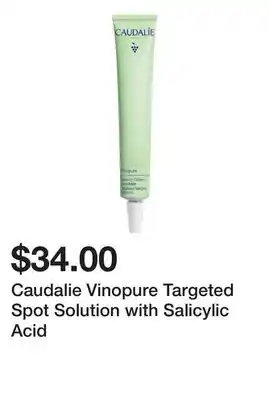 Sephora Caudalie Vinopure Targeted Spot Solution with Salicylic Acid offer