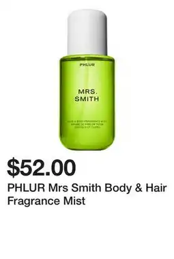 Sephora PHLUR Mrs Smith Body & Hair Fragrance Mist offer