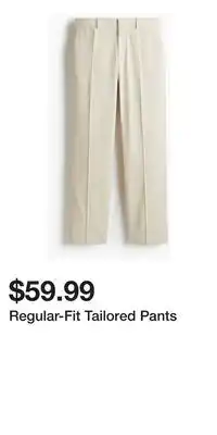 H&M Regular-Fit Tailored Pants offer
