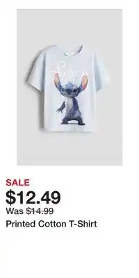 H&M Printed Cotton T-Shirt offer