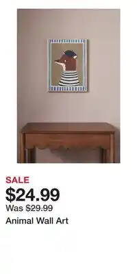 H&M Animal Wall Art offer