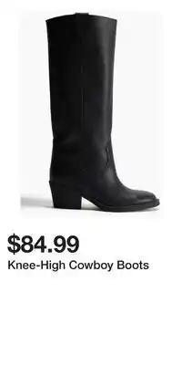 H&M Knee-High Cowboy Boots offer