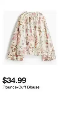 H&M Flounce-Cuff Blouse offer