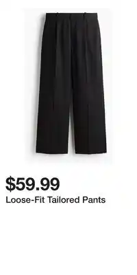 H&M Loose-Fit Tailored Pants offer