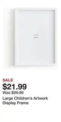 H&M Large Children's Artwork Display Frame offer