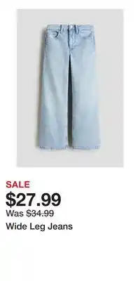 H&M Wide Leg Jeans offer