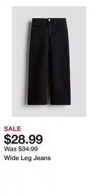 H&M Wide Leg Jeans offer