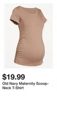 Old Navy Old Navy Maternity Scoop-Neck T-Shirt offer