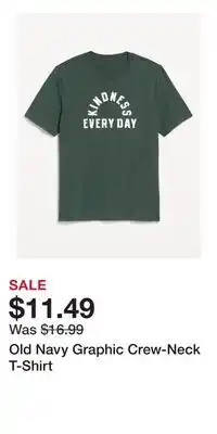 Old Navy Old Navy Graphic Crew-Neck T-Shirt offer
