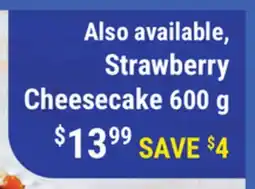 M & M Food Market Strawberry Cheesecake offer