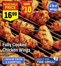 M & M Food Market Fully Cooked Chicken Wings offer