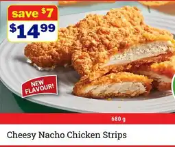 M & M Food Market Cheesy Nacho Chicken Strips offer