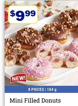 M & M Food Market Mini Filled Donuts offer