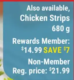 M & M Food Market Chicken Strips 680 g offer