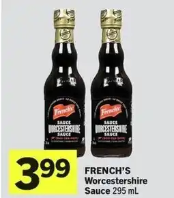 IGA French's worcestershire sauce offer