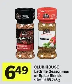 IGA Club house lagrille seasonings or spice blends offer