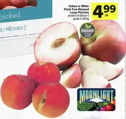 IGA Yellow or White Flesh Tree Ripened Large Peaches offer