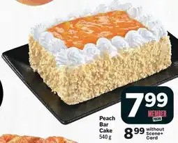 IGA Peach Bar Cake offer
