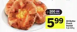 IGA All Butter Peach Danish offer