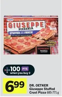 IGA Dr. Oetker giuseppe stuffed crust pizza offer