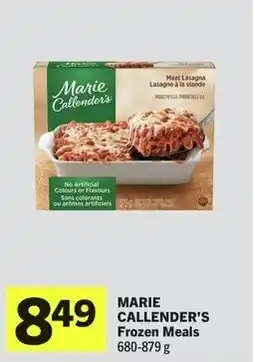 IGA Marie callender's frozen meals offer