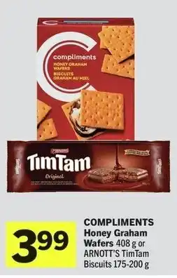 IGA Compliments honey graham wafers offer