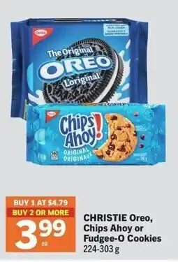 IGA Christie oreo, chips ahoy or fudgee-o cookies offer