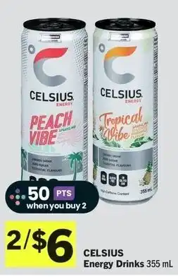 IGA Celsius energy drinks offer