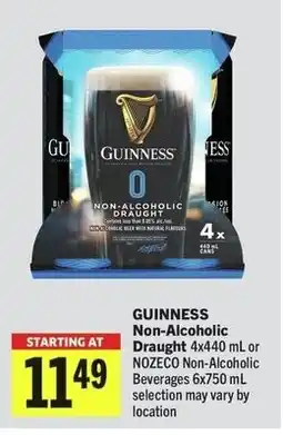 IGA Guinness non-alcoholic draught offer
