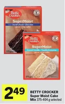 IGA Betty crocker super moist cake mix offer